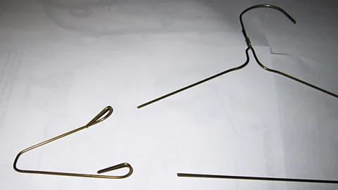 Kenneth Iserson Medical equipment can be improvised from everyday items, such as this speculum (Credit: Kenneth Iserson)