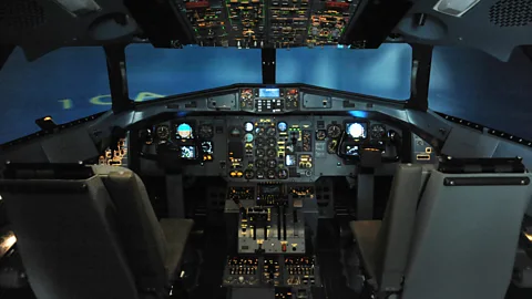 iStock Some fearful flyers use flight simulators to understand how a plane works (Credit: iStock)