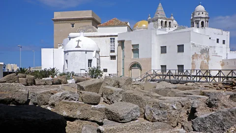 emijrp/CC-BY-SA The ruins of a Roman theater remain as the legacy of the Roman era in Cadiz (Credit: emijrp/CC-BY-SA)