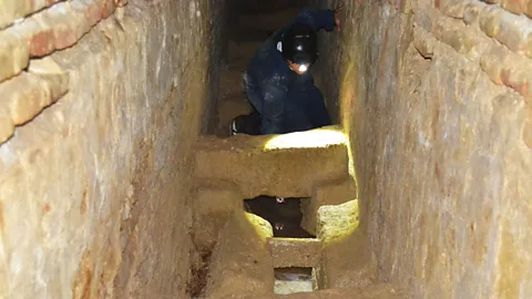 Eugenio Belgrano Only Belgrano and his team have access to the underground realm (Credit: Eugenio Belgrano)