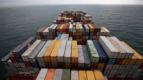 Chris Baraniuk Shipping runs the world - most of your possessions were once on a boat like this (Credit: Chris Baraniuk)