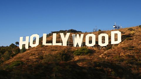 The Hollywood sign