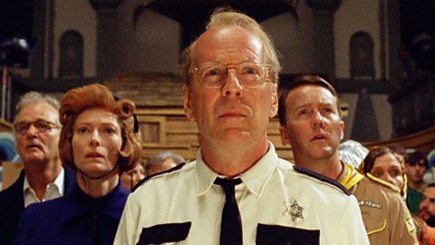 Bruce Willis as Captain Sharp in Moonrise Kingdom