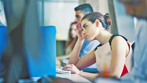 Getty Images The trend for open plan offices is driving many of us to distraction (Credit: Getty Images)