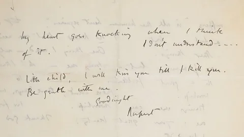 British Library Rupert Brooke to Cathleen Nesbitt, 1913 (Credit: British Library)