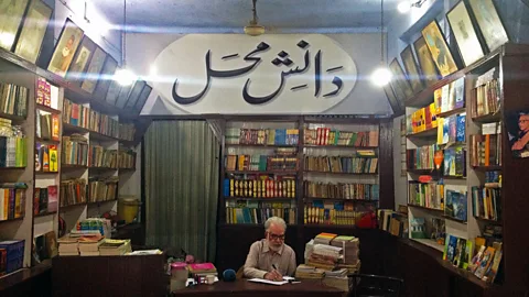 Harrison Akins Establishments like this Urdu bookshop in Lucknow are part of the efforts to preserve the city’s cultural heritage (Credit: Harrison Akins)