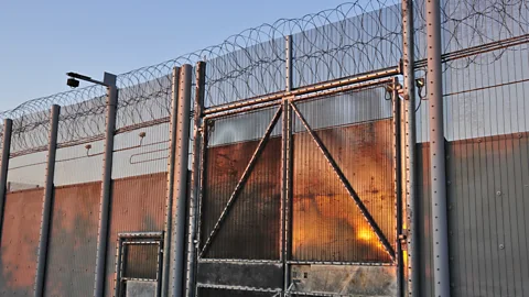 Getty Images Christopher Gerhart lived in a prison as a way to save for a home. (Credit: Getty Images)