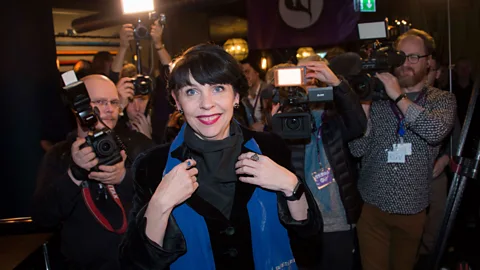 Getty Images Iceland’s Pirate Party is the only one to have won seats in national elections - let alone form part of a government (Credit: Getty Images)