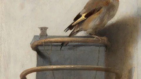 Wikipedia The Goldfinch is chained – a detail that could symbolise captive love (Credit: Wikipedia)