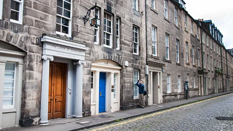 Amanda Ruggeri Tranquil and historic, Edinburgh’s Hill Street attracts few tourists (Credit: Amanda Ruggeri)