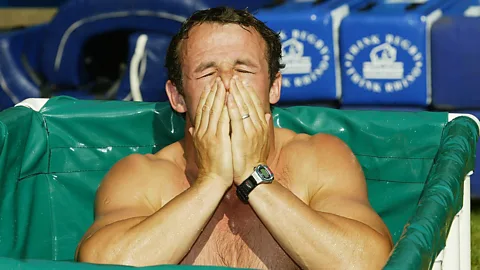 Getty Images Many top athletes put up with the discomfort of ice baths because they believe it helps them (Credit: Getty Images)