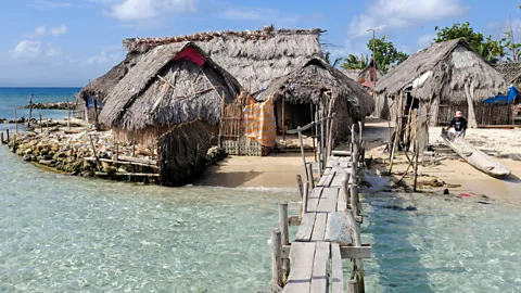 imageBROKER / Alamy Stock Photo The only buildings on San Blas are small, basic huts (Credit: imageBROKER / Alamy Stock Photo)