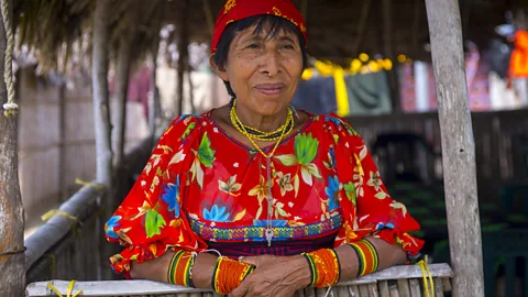 Eric Lafforgue/Art in All of Us/Corbis via Getty Images The Guna people have sovereignty over the islands and their own constitution (Credit:Eric Lafforgue/Art in All of Us/Corbis via Getty Images)