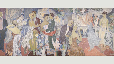 Tove Jansson's estate / HAM / Hanna Kukorelli A series of monumental murals by Jansson decorated the dining hall of Helsinki’s Town Hall (Credit: Tove Jansson's estate / HAM / Hanna Kukorelli)