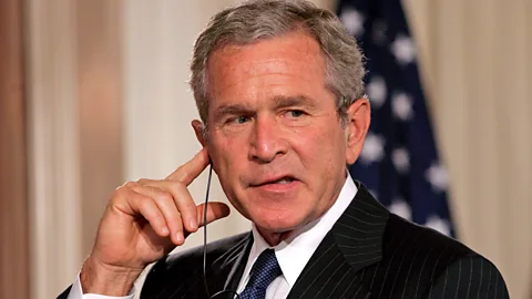Alamy During his presidency, George W. Bush was known for garbling his English (Credit: Alamy)