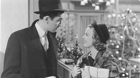 MGM Christmas films are not without conflict – in fact they often put their characters through great ordeals, as in The Shop Around the Corner, before the happy ending (Credit: MGM)