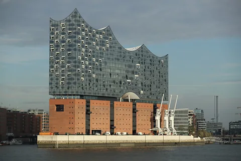 Getty Images The Elbphilharmonie is an operatic concert hall situated in Hamburg’s old docks area (Credit: Getty Images)