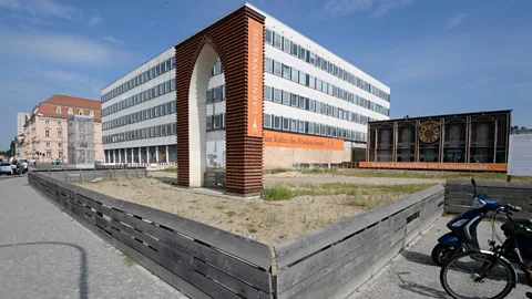 Alamy The reconstruction project has omitted overtly military symbols – but still faces intense antipathy (Credit: Alamy)