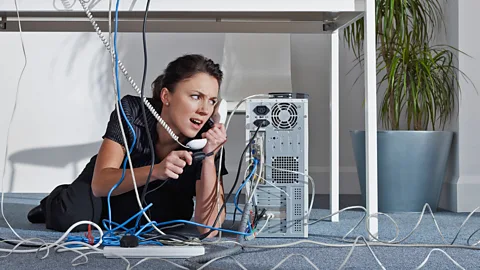 Alamy IT problems damage productivity. But we can solve some issues ourselves (Credit: Alamy)