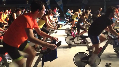 Getty Images Find a goal you can scale up to a more difficult resolution. For instance, adding a third day at the gym if you already work out twice a week (Credit: Getty Images)