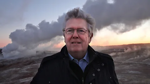 Chris Baraniuk Gudmundur Fridleifsson, chief geologist at energy company HS Orka, has been planning deep wells for 20 years (Credit: Chris Baraniuk)