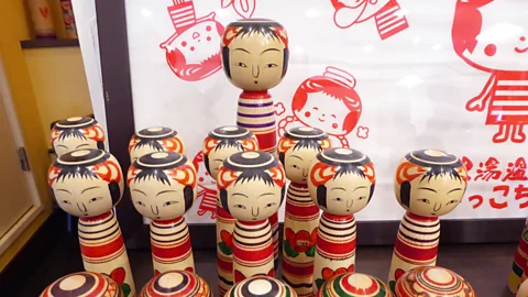 Selena Hoy It is said that Nintendo's Mii avatars are based off the kokeshi dolls (Credit: Selena Hoy)