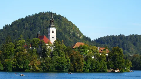 Richard Heathcote/Getty Lake Bled in northwestern Slovenia is a popular tourist spot (Credit: Richard Heathcote/Getty)