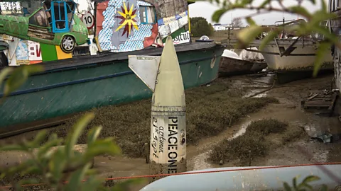 Olivia Howitt While many of the boats are decommissioned military craft, they’ve been re-made to be very different from their origins (Credit: Olivia Howitt)