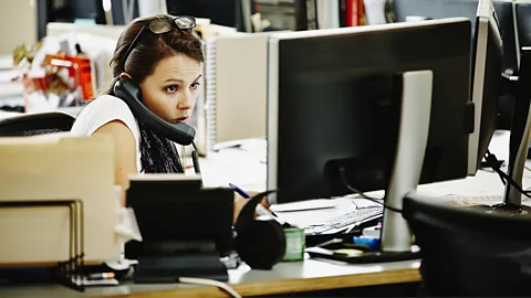 Getty Images Speech analysis can even be used to gauge employee stress levels (Credit: Getty Images)
