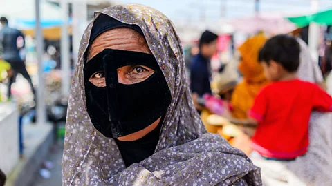 The mysterious masked women of Iran