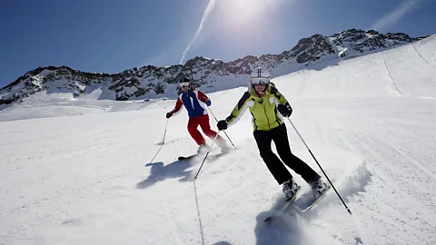 Getty Images Starting new hobbies is a sure-fire way to meet new people – for Mark Richard Adams, skiing helped him develop a network (Credit: Getty Images)