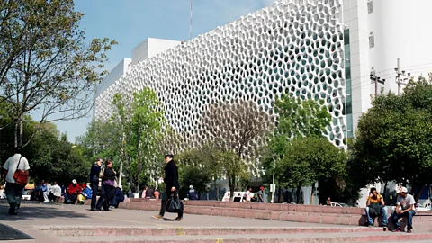 Elegant Embellishments The Hospital Manuel Gea Gonzalez in southern Mexico City is coated in a catalyst that reduces nitrogen dioxide to a harmless salt (Credit: Elegant Embellishments)