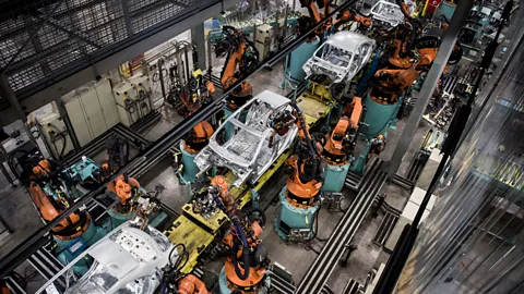 Getty Images "Low-skilled jobs are not coming back. Even if you bring these jobs back home from where they have been outsourced, we won’t see people doing them." (Credit: Getty Images)