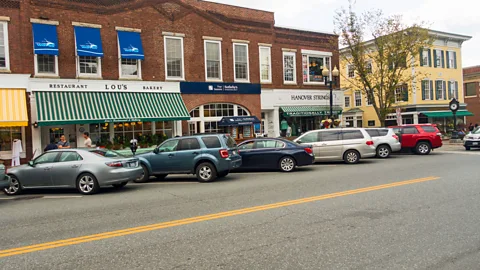 Alamy The people you encounter every day, they aren’t acting. They’re doing. Here, a scene from Hanover, New Hampshire where the author lives. (Credit: Alamy)