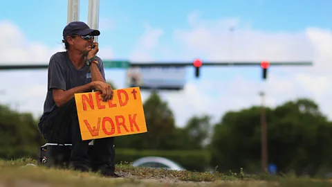 Getty Images A guaranteed income could challenge the idea that people are only valuable members of society if they work (Credit: Getty Images)