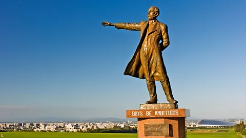 Alamy American agriculturists such as William S Clark helped tame Hokkaido. His motto - "Boys, be ambitious" - exemplifies the pioneer mindset that lingers to this day (Credit: Alamy)