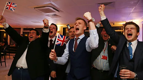 Getty Images Leave supporters cheer as the results come in at a EU referendum party in central London in 2016 (Credit: Getty Images)