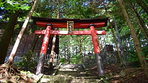 Bill Fink One might pass ancient shrines while hiking the Nakasendo Trail (Credit: Bill Fink)