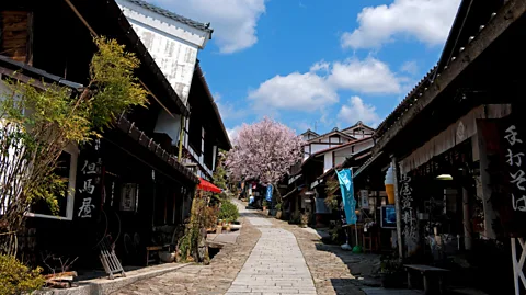 JTB MEDIA CREATION, Inc./Alamy The "Post Town" of Magome was a popular stop in the 17th Century (Credit: JTB MEDIA CREATION, Inc./Alamy)