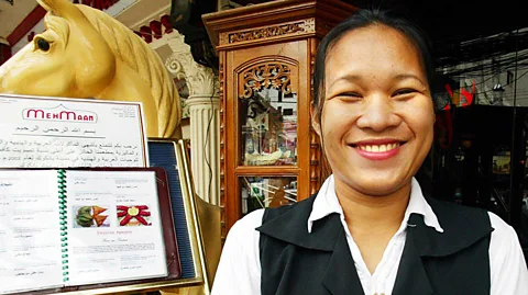 SAEED KHAN/AFP/Getty Thais prefer not to lose face by keeping a pleasant disposition at all times (Credit: SAEED KHAN/AFP/Getty)