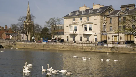 Alamy According to Panacea Society members, the market town of Bedford was home to the original Garden of Eden (Credit: Alamy)