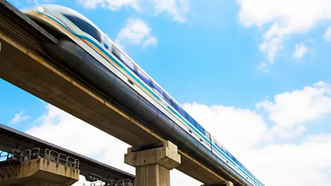 China Images/Alamy Shanghai has one of the only publicly accessible maglevs in the world (Credit: China Images/Alamy)