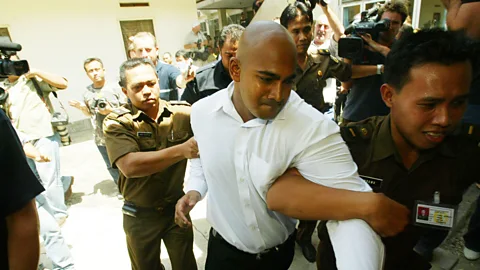 Alamy Myurun Sukumaran was arrested as part of the Bali 9 drug ring in 2005 – he was convicted and sentenced to death (Credit: Alamy)