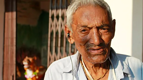 Jack Palfrey Phoni Gyen was attacked by a tiger in 1984 while fishing in the Sundarbans (Credit: Jack Palfrey)