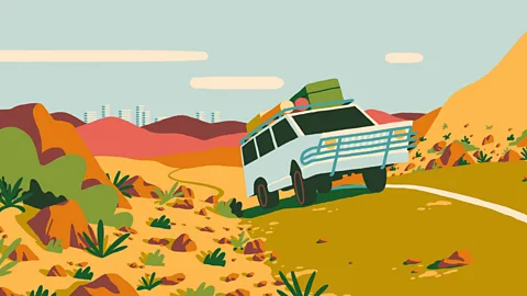 Chester Holme Packing his jeep with food, clothes and medical equipment, Mosso heads into the mountains to bring his VR surgery to a village with no doctors (Credit: Chester Holme)