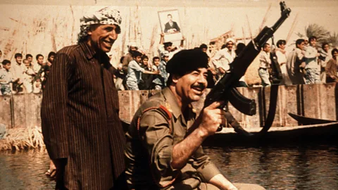 Alamy Goran Faili criticised Saddam Hussein in a 1990s comedy film and spent years avoiding the dictator's assassins by hiding out in Kurdistan (Credit: Alamy)