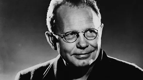 Getty Images A portrait shows Grant DeVolson Wood in 1932, two years after he painted American Gothic (Credit: Getty Images)