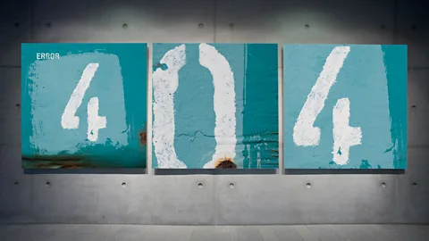 Getty Images A 404 error pops up when a webpage cannot be found – but having no internet at all is almost unthinkable (Credit: Getty Images)