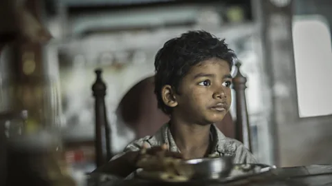 Alamy In the film Lion, Sunny Pawar plays Saroo Brierley, a man separated from his birth mother at age five and only reunited 25 years later (Credit: Alamy)