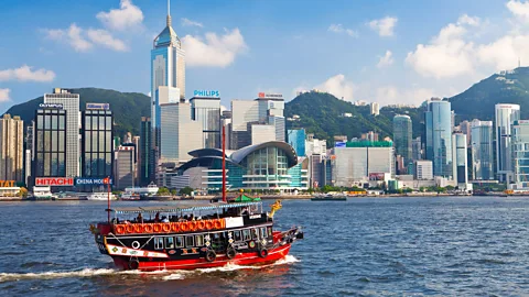 Alamy Most business travellers stick to central districts like Wan Chai (Credit: Alamy)